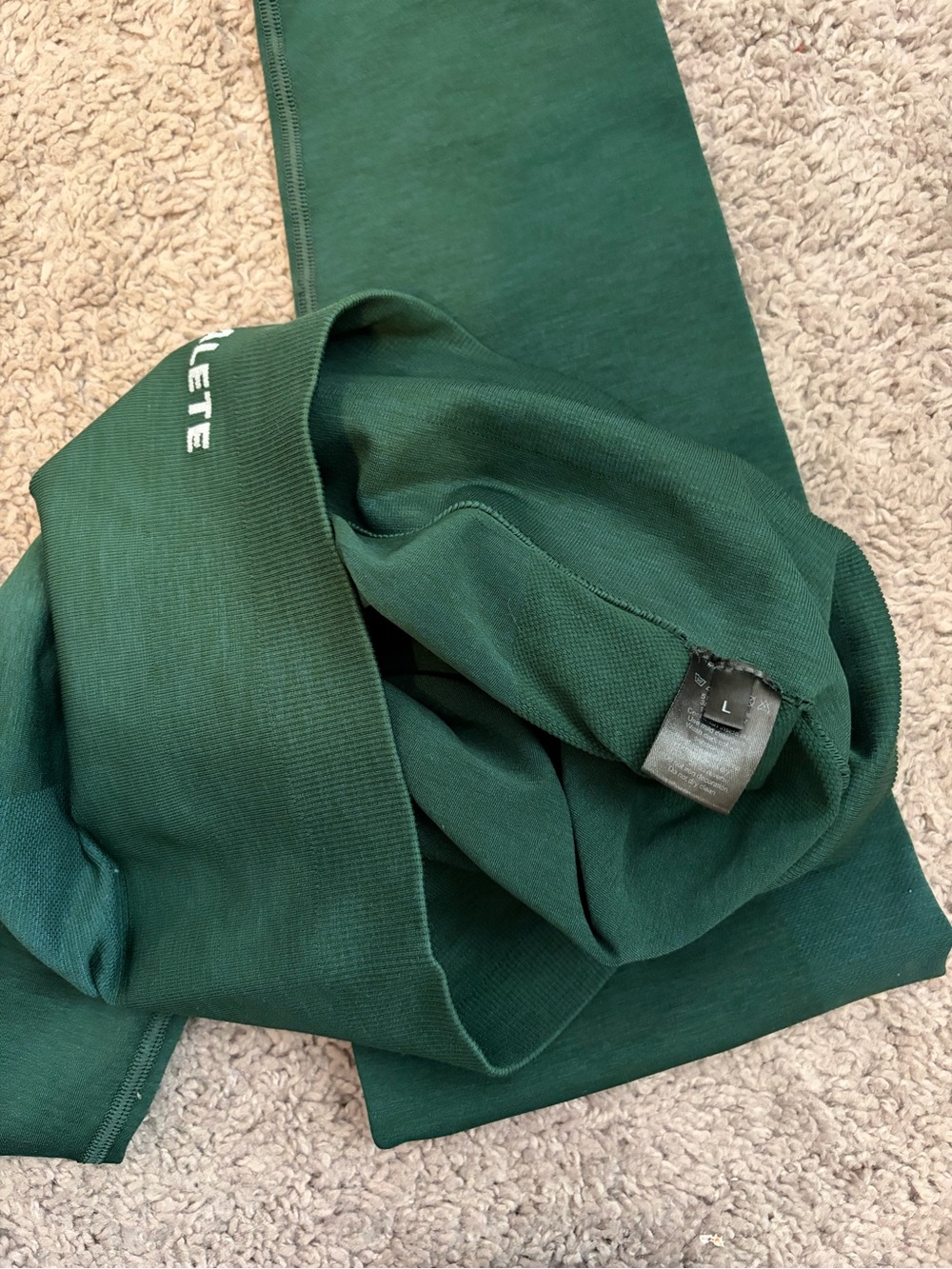 Alphalete Leggings Set - Forest Green & Navy - Picture 11 of 14